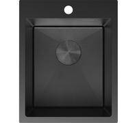Mexen Solix évier en acier inoxydable 1 bac 400 x 500 mm, noir HC - 6406401000-70HC 78933 5905315981738
