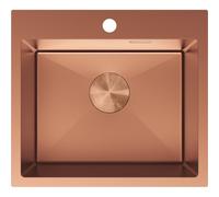 Mexen Solix évier en acier inoxydable 1 bac 500 x 450 mm, cuivre - 6402501000-65 78914 5905315981547