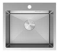 Mexen Solix évier en acier inoxydable 1 bac 500 x 450 mm, inox - 6402501000-01 78910 5905315981509