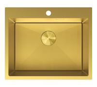 Mexen Solix évier en acier inoxydable 1 bac 600 x 500 mm, doré HC - 6408601000-55HC 78945 5905315981851