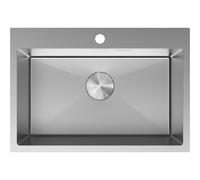 Mexen Solix évier en acier inoxydable 1 bac 650 x 450 mm, inox - 6403651000-01 78918 5905315981585