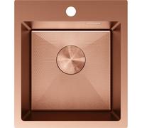 Mexen Solix évier en acier inoxydable à 1 bac 400 x 450 mm, cuivre HC - 6401401000-65HC 78907 5905315981479
