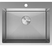 Mexen Solix évier en acier inoxydable à 1 bac 600 x 500 mm, inox HC - 6408601000-01HC