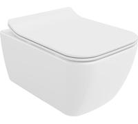 Mexen Stella Cuvette de WC sans rebord avec plaque mince à chute lente, duroplast, blanc - 30680800