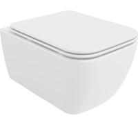 Mexen Stella Cuvette de WC sans rebord avec plaque mince à chute lente, duroplast, blanc - 30680900