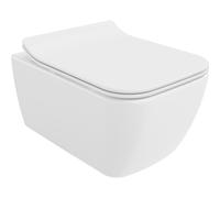 Mexen Stella cuvette WC Rimless avec abattant slim à descente amortie, duroplast, blanc brillant - 30680800 4362 5907709113503