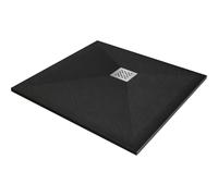 Mexen Stone+ receveur de douche carré en composite 90 x 90 cm, noir - 44709090 15217 5907709151055