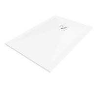 Mexen Stone+ receveur de douche rectangulaire en composite 140 x 100 cm, blanc, cache blanc - 44101014-W 24854 5905315222596