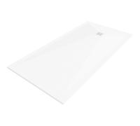 Mexen Stone+ receveur de douche rectangulaire en composite 180 x 90 cm, blanc, cache blanc - 44109018-W 24850 5905315222558