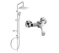 Mexen Sven ensemble de douche apparent avec pluviale et robinet de douche Fabia, chrome - 746540262-00 6123 5907709182066