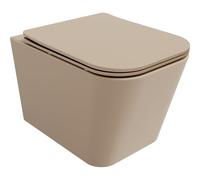Mexen Teo cuvette wc Rimless avec abattant slim à descente amortie, duroplast, cappuccino mat - 30854064 15878 5907709157583