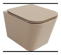 Mexen Teo cuvette wc Rimless avec abattant slim à descente amortie, duroplast, cappuccino mat - 30854064 15878 5907709157583