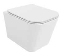 Mexen Teo cuvette WC Rimless avec abattant slim à fermeture lente, duroplast, blanc brillant - 30850600 4398 5907709114234