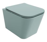 Mexen Teo cuvette WC sans bord avec abattant slim à descente progressive, duroplast, vert clair mat - 30854048 16046 5907709156302
