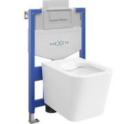 Mexen ensemble WC encastré châssis Fenix XS-U avec cuvette WC Teo, blanc brillant - 6853385XX00 13047 5907709163737