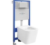Mexen ensemble encastré WC châssis Fenix Slim avec cuvette WC Teo, blanc brillant - 6103385XX00 13002 5907709163508