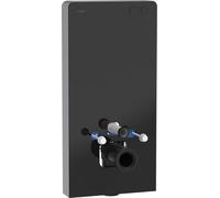 Mexen Tex Air G cadre pneumatique en saillie pour WC, verre noir - 61150A-70