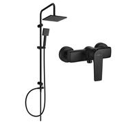 Mexen Tord ensemble de douche encastré avec pomme de douche et mitigeur Lynx, noir - 745940200-70 6116 5907709181991