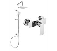 Mexen Tord ensemble de douche mural avec pomme de douche et robinet de douche Alexa, chrome - 71240200-00 6048 5907709181328