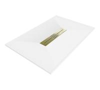 Mexen Toro receveur de douche rectangulaire SMC 100 x 70 cm, blanc, cache doré - 43107010-G 25322 5905315227140
