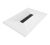 Mexen Toro receveur de douche rectangulaire SMC 130 x 80 cm, blanc, cache noir - 43108013-B 25365 5905315227577