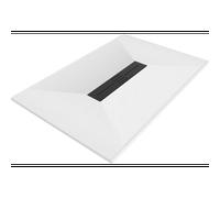 Mexen Toro receveur de douche rectangulaire SMC 140 x 70 cm, blanc, cache noir - 43107014-B 25356 5905315227485