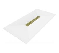 Mexen Toro receveur de douche rectangulaire SMC 150 x 90 cm, blanc, cache dorée - 43109015-G 25347 5905315227393