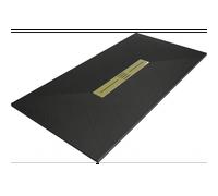 Mexen Toro receveur de douche rectangulaire SMC 180 x 90 cm, noir, cache doré - 43709018-G 25410 5905315228024