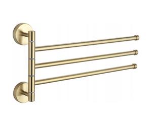 Mexen triple porte-serviettes pivotant, doré - 7039243-50 1042 5907709126718
