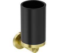 Mexen Triv gobelet pour brosses à dents, noir/or brossé - 70A33051-55B 94423 5905315734051