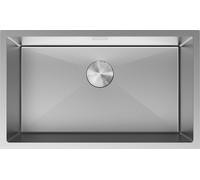 Mexen Trixo évier en acier 1 bac 750 x 440 mm, inox - 6415751000-01