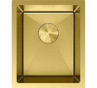 Mexen Trixo évier en acier inoxydable 1 bac 370 x 440 mm, doré - 6412371000-55 78960 5905315982001