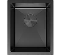 Mexen Trixo évier en acier inoxydable 1 bac 370 x 440 mm, noir - 6412371000-70 78964 5905315982049