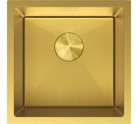 Mexen Trixo évier en acier inoxydable 1 bac 440 x 440 mm, doré HC - 6413441000-55HC 78969 5905315982094