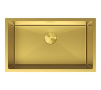 Mexen Trixo évier en acier inoxydable 1 bac 750 x 440 mm, doré - 6415751000-55 78989 5905315982247