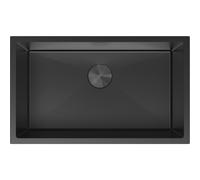 Mexen Trixo évier en acier inoxydable 1 bac 750 x 440 mm, noir - 6415751000-70 78993 5905315982285
