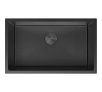 Mexen Trixo évier en acier inoxydable à 1 bac 750 x 440 mm, noir HC - 6415751000-70HC 78994 5905315982292