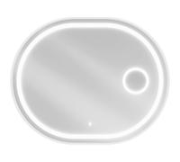 Mexen Umba miroir de salle de bain rétroéclairé avec miroir cosmétique 80 x 60 cm, LED 6000K, antibuée 21869 5905315053244