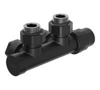 Mexen Uni-Term soupape de radiateur angulaire, Duplex, DN50, noir - W907-000-70 27292 5905315053862