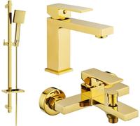 Mexen Uno DQ45 set de baignoire, Gold - 71403DQ45-50