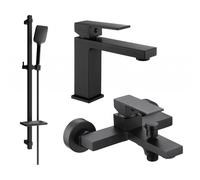 Mexen Uno DQ62 ensemble de bain, noir - 71403DQ62-70 5749 5907709186316