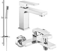 Mexen Uno DQ77 Ensemble de bain, chrome - 71403DQ77-00