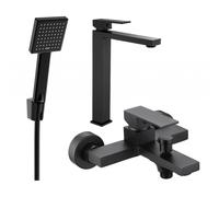 Mexen Uno R45 ensemble baignoire, noir - 71413R45-70 5779 5907709188853