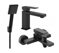 Mexen Uno R45 ensemble de baignoire, noir - 71403R45-70 5770 5907709188761