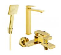 Mexen Uno R45 ensemble de bain, doré - 71413R45-50 5778 5907709188846