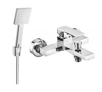 Mexen Uno R45 mitigeur de bain avec ensemble de douche, chrome - 7143R45-00 5786 5907709188921