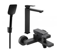 Mexen Uno R62 ensemble de baignoire, noir - 71413R62-70 5776 5907709188822