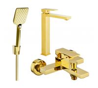 Mexen Uno R62 ensemble de bain, doré - 71413R62-50 5775 5907709188815