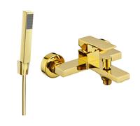 Mexen Uno R77 robinet de baignoire avec ensemble de douche, doré - 7143R77-50 5781 5907709188877