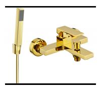 Mexen Uno R77 robinet de baignoire avec ensemble de douche, doré - 7143R77-50 5781 5907709188877